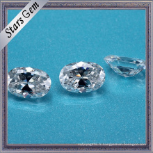Chine Fournisseur Ovale Cut Syntheitc Moissanite Diamond